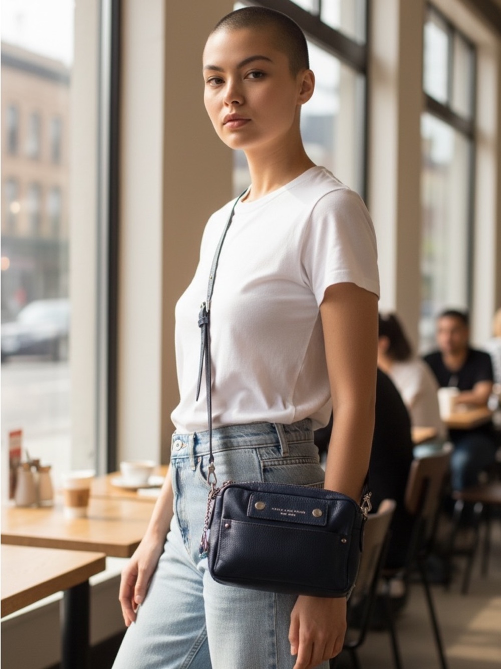 Marc by Marc Jacobs Navy Crossbody “Sample” Bag